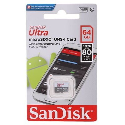 Thẻ nhớ MicroSD SANDISK 64GB - Hàng Chính Hãng