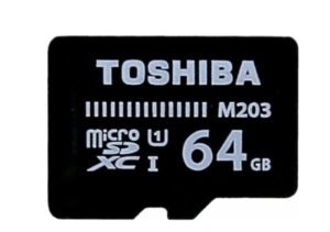 Thẻ nhớ Toshiba 64GB MicroSD EXCERIA M203 UHS-1 Class 10 (R100) – Hàng Chính Hãng
