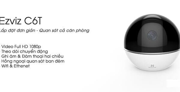 Alternative view of CAMERA QUAY QUÉT 360 ĐỘ THEO DÕI CHUYỂN ĐỘNG THÔNG MINH  EZVIZ CS-CV248 ( 2MPX)