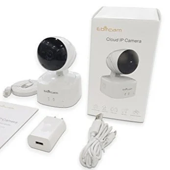 Alternative view of CAMERA IP WIFI SIÊU NÉT XOAY 4 CHIỀU-ĐÀM THOẠI 2 CHIỀU CỰC RÕ  - Ebitcam E2-X (2.0MP)