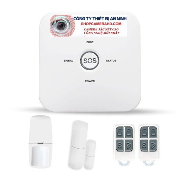 Bộ Báo Động Chống Trộm Qua Sim Điện Thoại GSM | kiểu dáng hiện đại và nhỏ gọn thẩm mỹ