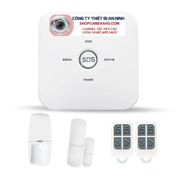 Bộ Báo Động Chống Trộm Qua Sim Điện Thoại GSM | kiểu dáng hiện đại và nhỏ gọn thẩm mỹ