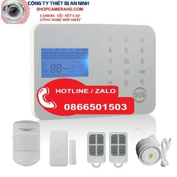 Bộ Báo Động Chống Trộm Cảm Ứng  | Hệ thống chống trộm Qua Sim điện thoại