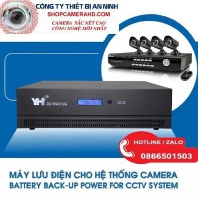Bộ lưu điện cho 8 Camera CCTV-8 GIẢI PHÁP CHO HỆ THỐNG CAMERA KHI MẤT ĐIỆN