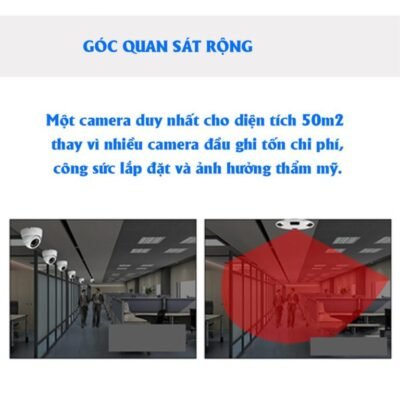 Alternative view of Camera Giám Sát Đa Chiều - Góc nhìn 360 - Kết nối IP Internet