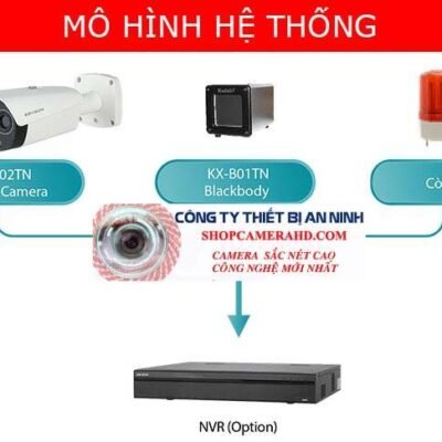 Alternative view of Lắp đặt trọn bộ camera cảm biến thân nhiệt KBVISION thương  hiệu mỹ