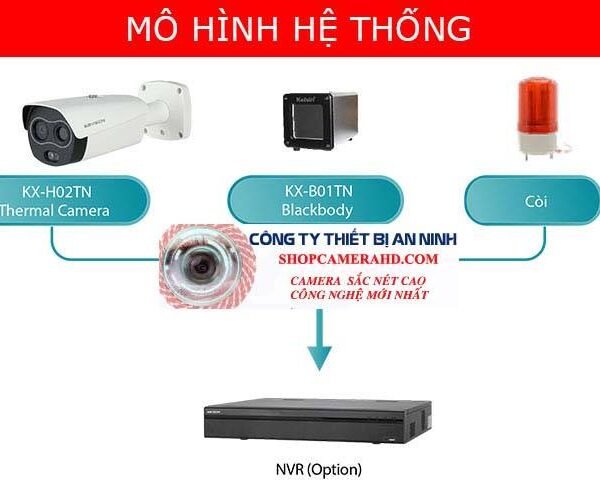 Alternative view of Lắp đặt trọn bộ camera cảm biến thân nhiệt KBVISION thương  hiệu mỹ