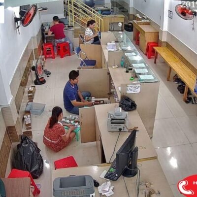 lắp đặt trọn bộ 6 CAMERA IP KBVISION chính hãng 2.0 megapixel