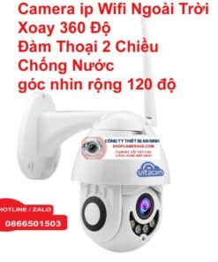 Camera ip Wifi Ngoài Trời Xoay 360 Độ | Đàm Thoại 2 Chiều | Chống Nước