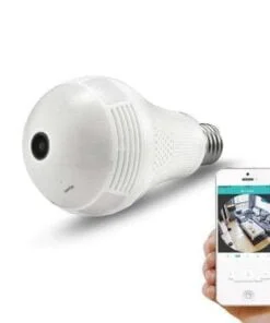 Camera ngụy trang bóng đèn 2.0 mpx-Camera IP Wifi đàm thoại 2 chiều
