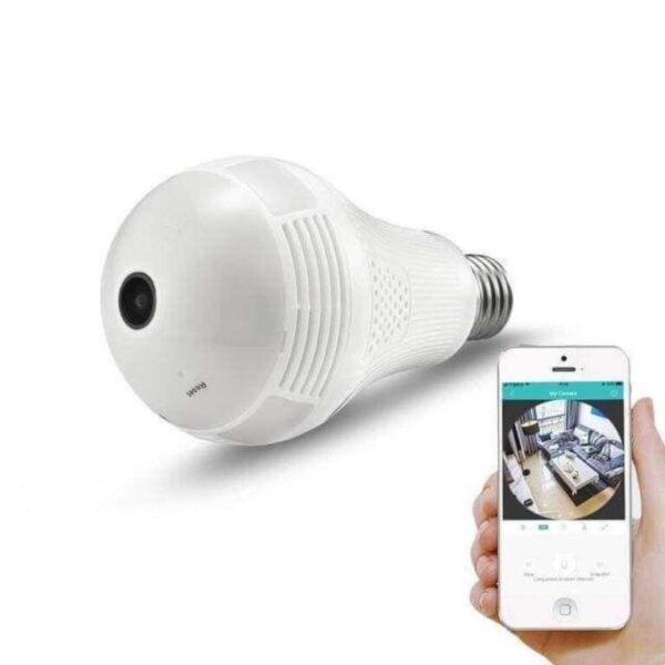 Camera ngụy trang bóng đèn 2.0 mpx-Camera IP Wifi đàm thoại 2 chiều