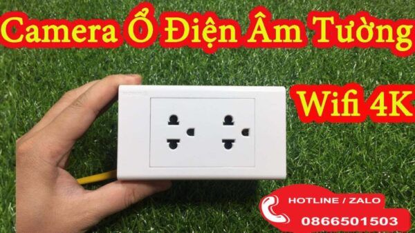 Camera ngụy trang ổ cắm điện xem từ xa