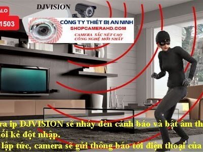 Alternative view of Camera IP Báo Trộm 3.0 Megapixel | Camera DJVISION AL6814C  (Ghi âm thanh ,Nhận Diện người , bật led sáng)