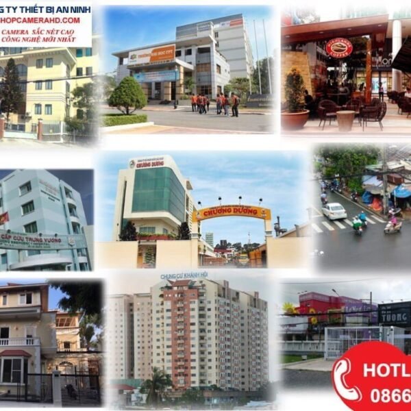 LẮP ĐẶT TRỌN BỘ 08 CAMERA IP NGOÀI TRỜI GIÁ RẺ CỦA HIKVISION Chính hãng Giá rẻ