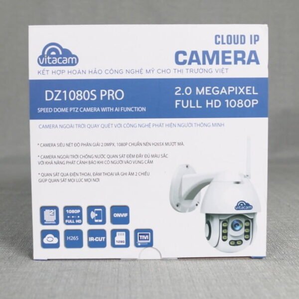 Alternative view of CAMERA XOAY  NGOÀI TRỜI VITACAM  PRO | XOAY 355 ĐỘ, ĐÀM THOẠI 2 CHIỀU