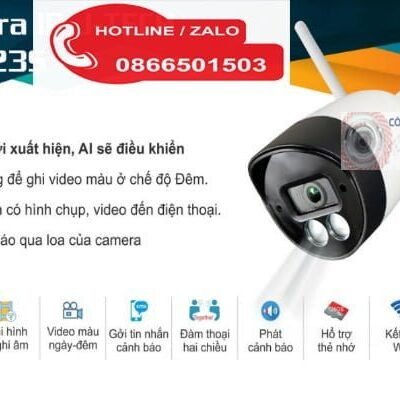 Camera wifi ngoài trời cảnh báo chuyển động chống trộm | canera Ai