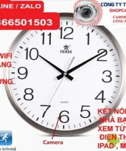 Camera Ngụy Trang Đồng Hồ Treo Tường kết nối wifi xem từ xa