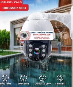 Camera wifi ngoài trời xoay 360 | Camera cảnh báo chuyển động(camera AL)