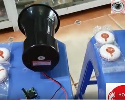 Còi hú báo động | Bộ báo động không dây cho hệ thống tiệm vàng , ngân hàng , xưởng