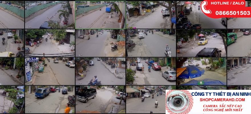 Giải pháp Camera cho khu các dân cư ,đường phố