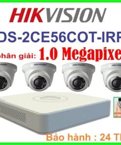 Alternative view of TRỌN BỘ 4 CAMERA HIKVISION 1.0 MPX ( HD 720P)