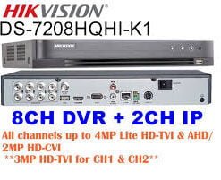 Alternative view of ĐẦU GHI HDTVI 8 KÊNH HIKVISION DS-7108HQHI-K1 (TURBO HD 4.0)-SHOPCAMERAHD