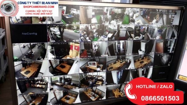 lắp đặt trọn bộ 1 Camera IP KBVision 2.0 megapixel
