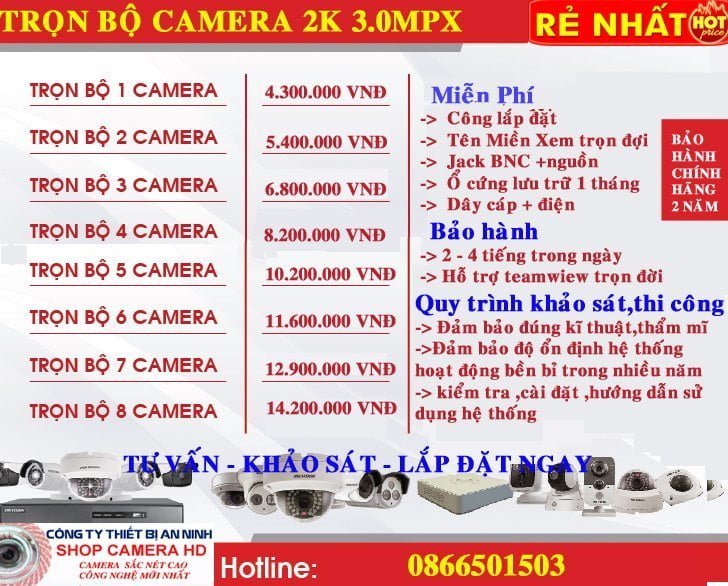 LẮP ĐẶT CAMERA GIÁ RẺ GIÁ ĐẠI LÝ