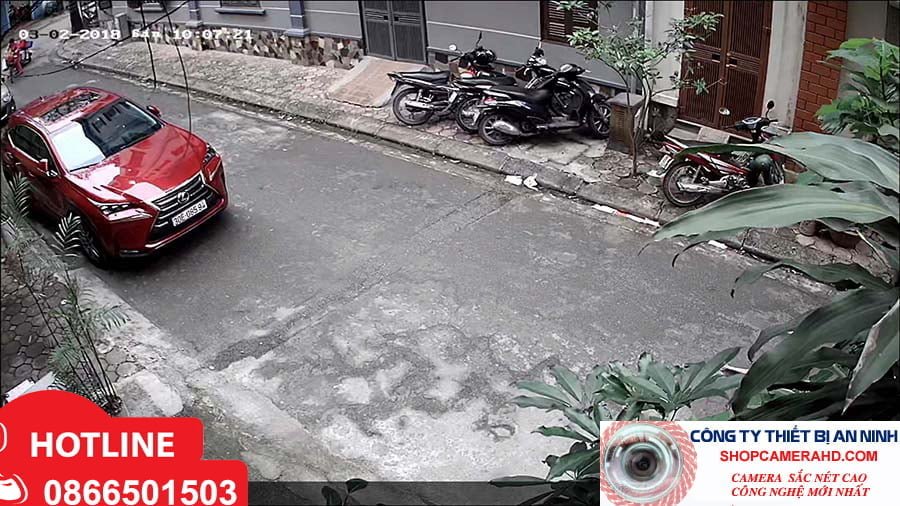 Lắp Camera giám sát Xe Trước Nhà