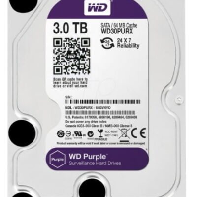 Ổ cứng Camera 3TB HDD WESTERN PURPLE WD30PURX