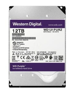 Ổ cứng Camera 12TB HDD WESTERN PURPLE WD121PURZ