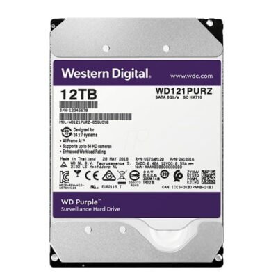 Ổ cứng Camera 12TB HDD WESTERN PURPLE WD121PURZ