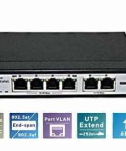 4 Port PoE 10/100Mbps Switch PoE HIKVISION SH-1004P-E