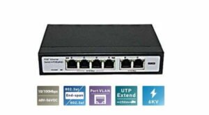 4 Port PoE 10/100Mbps Switch PoE HIKVISION SH-1004P-E