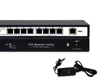 8 Port PoE 10/100Mbps Switch PoE HIKVISION SH-1008P-2G