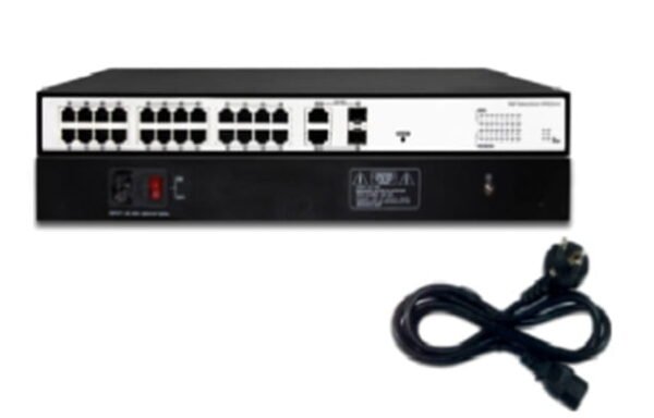 24 Port PoE 10/100Mbps Switch PoE HIKVISION SH-1024P-2C