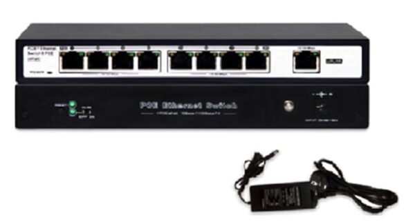 8 Port PoE 10/100Mbps Switch PoE HIKVISION SH-1008P-E