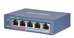 4 Port PoE 10/100Mbps Switch PoE HIKVISION DS-3E0105P-E(B)