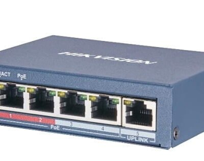 4 Port PoE 10/100Mbps Switch PoE HIKVISION DS-3E0105P-E(B)