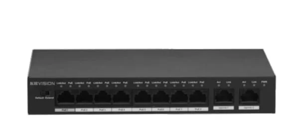 Switch 8 Port 10/100Mbps Switch PoE KBVISION KX-ASW08P2
