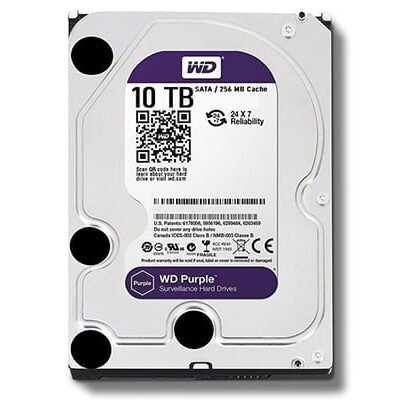 Ổ cứng Camera 10TB HDD WESTERN PURPLE WD102PURZ