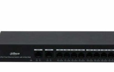 10 Port PoE 10/100Mbps Switch PoE DAHUA DH-PFS3010-8ET-65