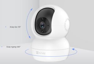 Camera ip Không Dây Wifi EZVIZ TY2 2Mp xoay 360 độ, đàm thoại 2 chiều