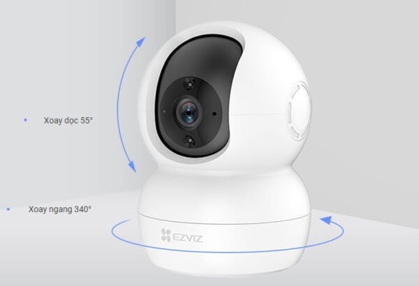 Camera Ezviz TY2 4MP 2K wifi không dây, đàm thoại 2 chiều, xoay 360