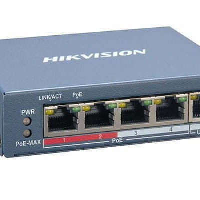 4 Port PoE 100Mbps Fast Ethernet Smart Switch PoE HIKVISION DS-3E1105P-EI