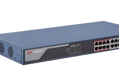16 Port PoE 100Mbps Fast Ethernet Smart Switch PoE HIKVISION DS-3E1318P-EI