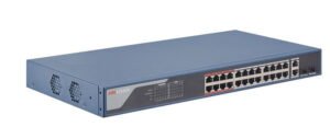 24 Port PoE 100Mbps Fast Ethernet Smart Switch PoE HIKVISION DS-3E1326P-EI