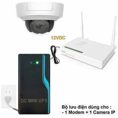 Bộ cấp Nguồn tích điện 12V UPS mini DIAMOND DA-MU12-4.000