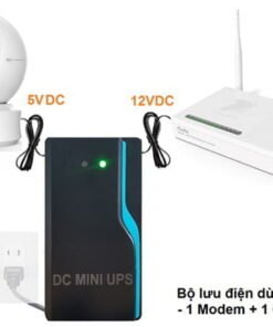 Bộ cấp Nguồn tích điện 5V+12V UPS mini DIAMOND DA-MU512-8.000