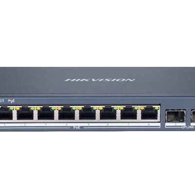 8 Port PoE Gigabit Smart Switch PoE HIKVISION DS-3E1510P-SI